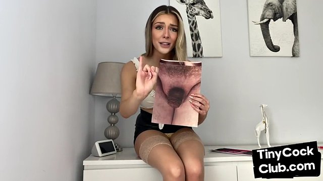 Amateur SPH domina humiliates small cocks in her solo video