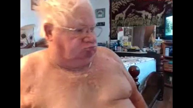grandpa show on webcam
