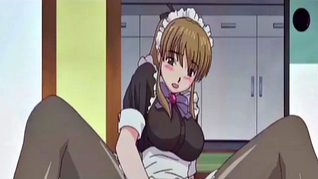 Anime hizmetçi patronunu düşünürken mastürbasyon yapıyor