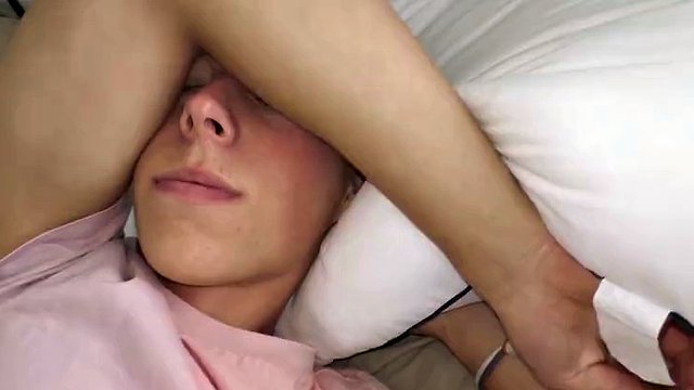 Cock hungry teen Danny Shine drains older creep's balls in POV