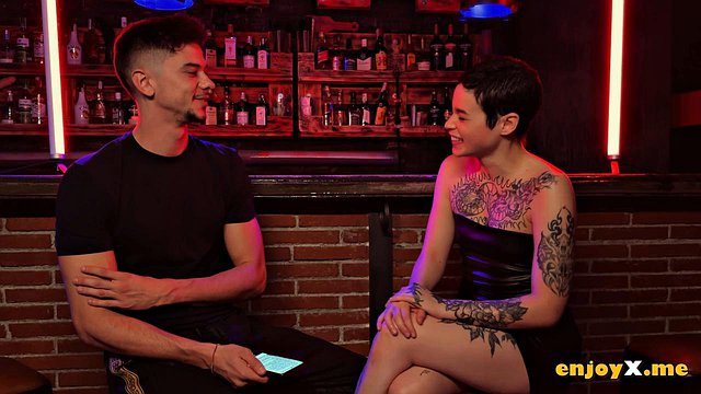 Shy Saba Submits to Tommy Cabrio and Jimmy Bud's BDSM Threesome