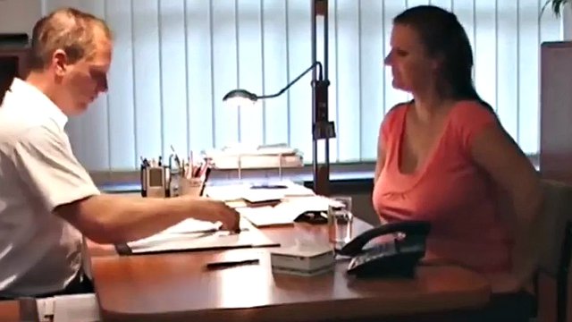 naughty bbw wife came for an interview to get new job
