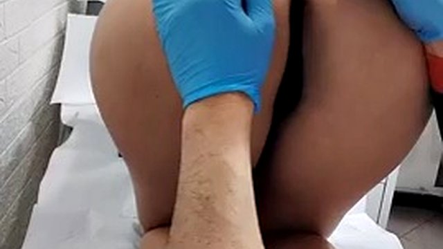 I am the tattoo artist while my husband waits for me in the waiting room