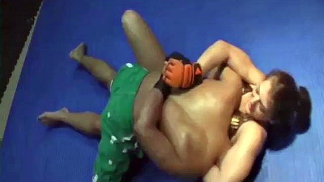 Mysterious Woman Dominates: Babe, Vintage & Mixed Wrestling Porn