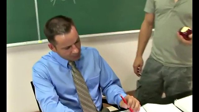 Horny student fucks his gay teacher in the ass
