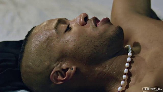 Black men with big trying out something new today