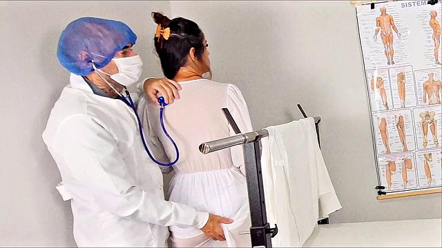 Brazilian Cuckold's Fiancée Overpowers Doctor