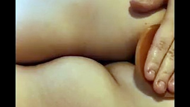 Female anal masturbation. Inserting a half meter dildo in my ass. Getting anal orgasms with a normal thick dildo