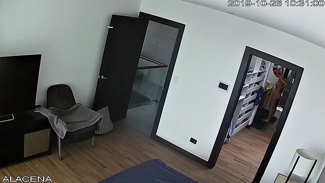 Caught on IP Cam with Brazilian Fat Ass Part 4