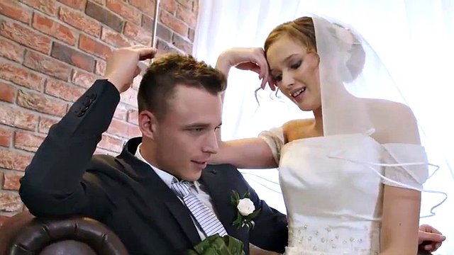 HUNT4K. Rich man pays well to fuck a hot teen on her wedding day