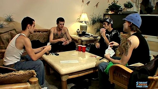 Five Guys Naked Card Game and Circle Jerk Cum Contest - Wiley, Cain, Blinx, Danny Boy and Slip
