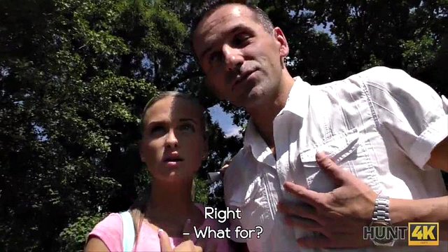 HUNT4K. She almost lost her wallet but found crazy sex: Cuckold, Cams & Pickup Porn