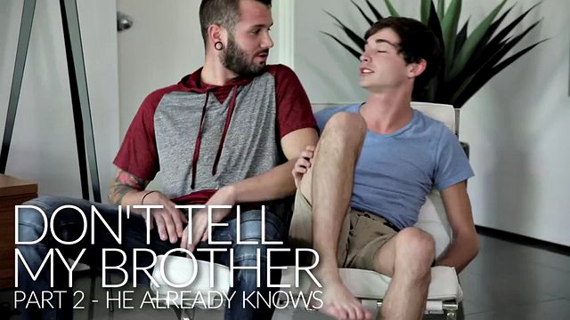 NextDoorStudios Twink Step-Bro Takes 2 Bareback Cocks at Once