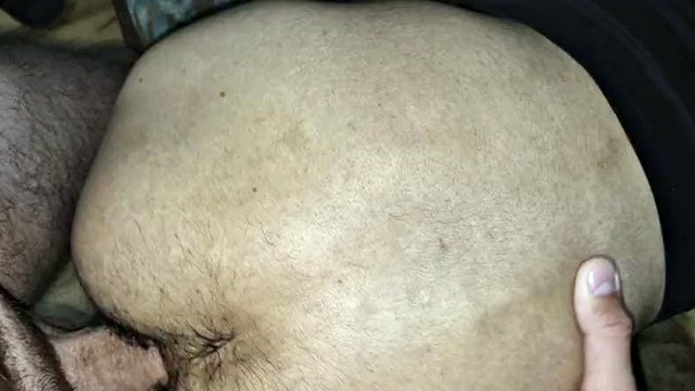 A milky Twink 18 years old, immediately jumped on daddy's cock and got hot cum on his ass!
