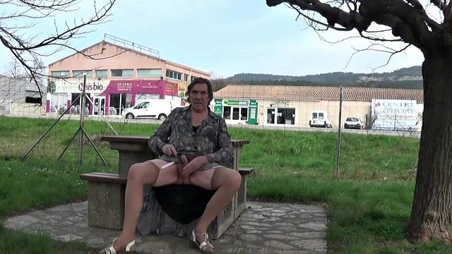 transgender travesti sounding urethral lingerie outdoor 65