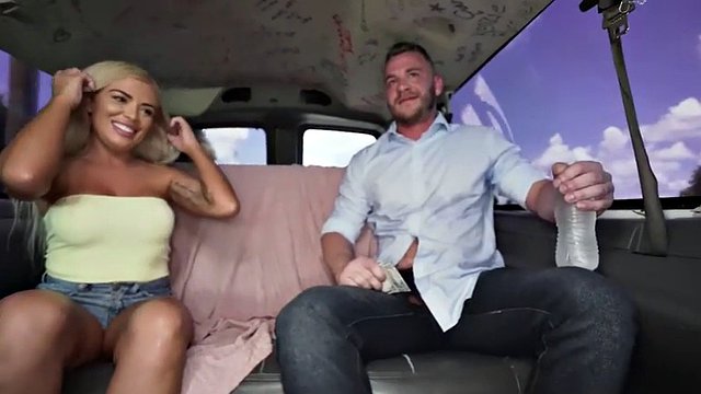 Tricked straight bareback fucks gay ass on the bus