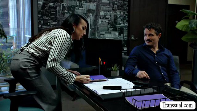 My horny boss wants me to fuck her wet asshole