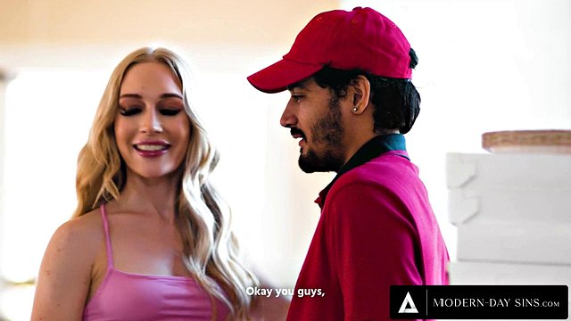 Delivery Guy Pounds Petite Tutor Emma Starletto Raw with Hardcore Free Use During Intense Cram Session