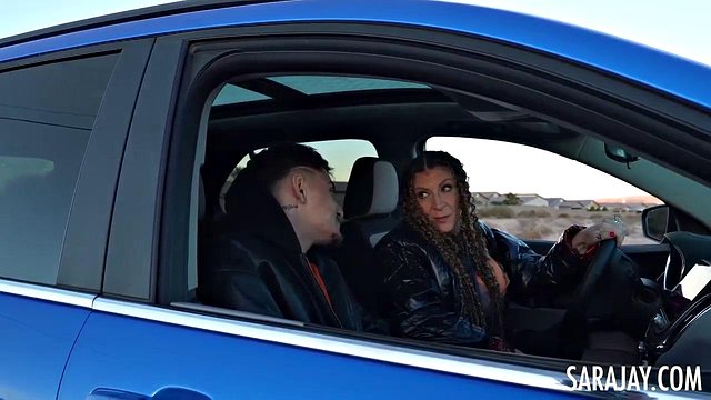 Sara Jay Big Tits Roadside Ride