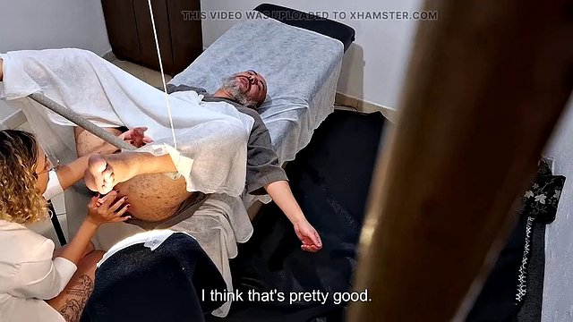 He went to the doctor to have his prostate examined, but the doctor stuck the strapon in his ass