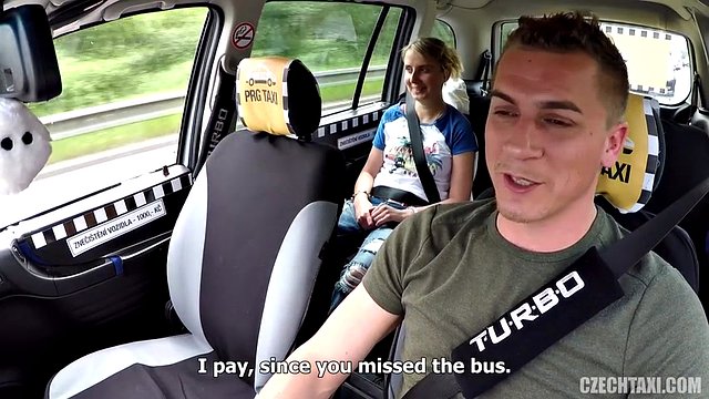 Forgetting blonde mature gets fucked in the cab