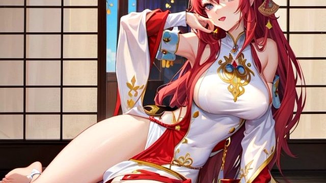 Image Compilation: Genshin Impact Yae Miko Big Tits Teen Cosplay Uncensored