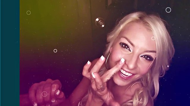 Lizzie Love's First Gloryhole Blowjob on Big Cock