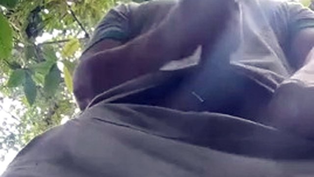 I walk in the forest, I end up masturbating, I almost came until they caught me