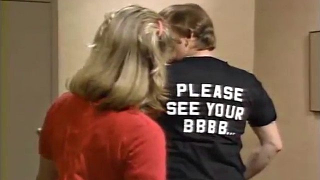 bizarre sketch - clothes gag