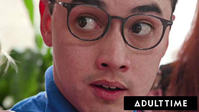 ADULT TIME - Horny MILFs REVERSE GANGBANG Tech Nerd! Syren De Mer, Alexis Malone, Linda Lan & MORE!
