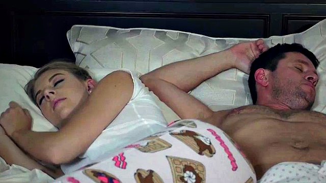 Hot stepdaughter with puffy nipples Alice Anderson needs stepdad to comfort her - TeamSkeet