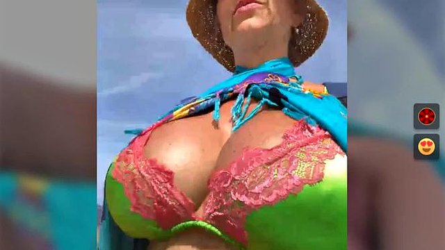 Alimela on beach play pussy and fuck dildo to squirt pt5