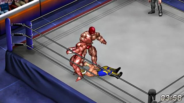 fire pro wrestling world - gyaku erkek ryona - dev kardeşler vs kaplan maskesi