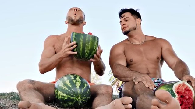 Muscular and eager athlete fucking his lover bareback in a hot affair