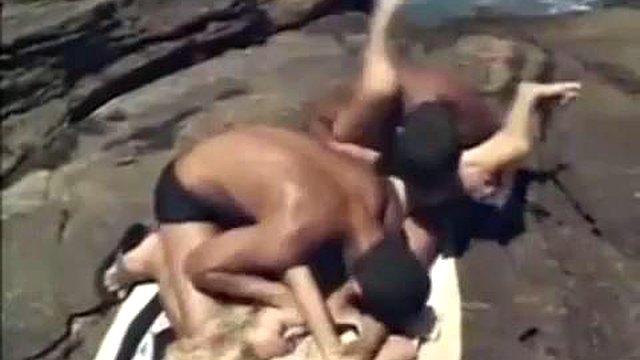 fantasy attacked on the beach: Doggy, Cowgirl & Hardcore Porn