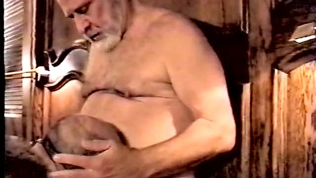 No Introduction necessary Two hot Chubby Grandpa in Action