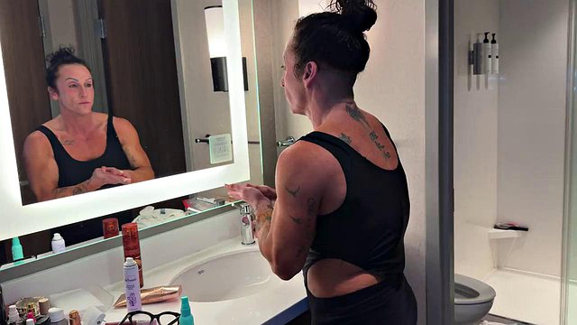 Cameraman Worships Kandylegs' Big Tits BTS