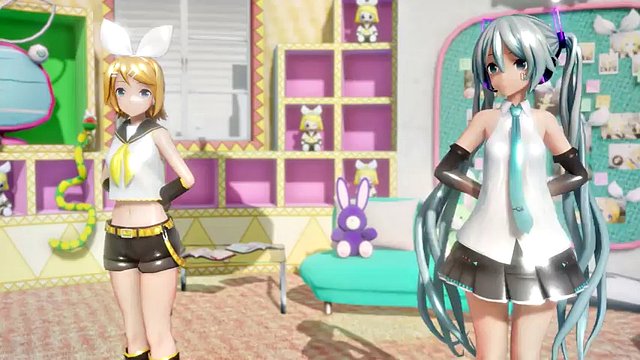 MMD miku a rin