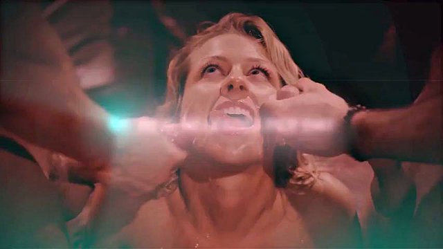 Busty Hooker In Fishnet Rides Hard His Cock Like A Champ by Devils Film: Porn