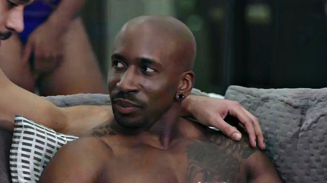 Jock BBC assfucking and cumming on twink BF after tasing