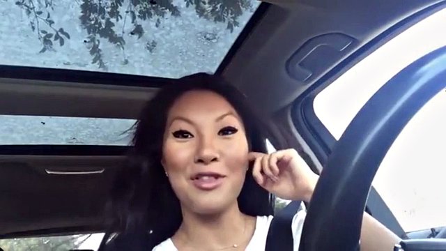 Asa Akira s sexy Car drive