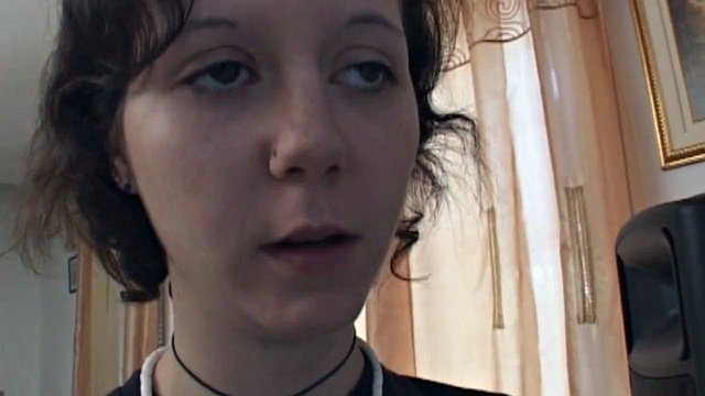 Innocent teenie finds out her slut stepmother fucking with a stranger