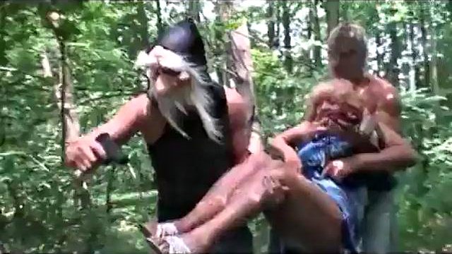 ajx 1 grannys can´t walk alone in the woods