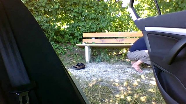 wank in the forest