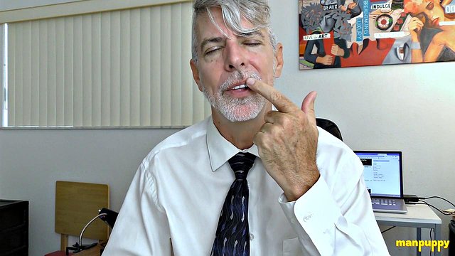 ManPuppy Horny Daddy Richard Lennox Gulped Down My Teachers Cum