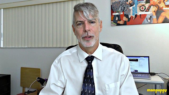 ManPuppy Tesão Papai Richard Lennox engoliu a porra de meus professores