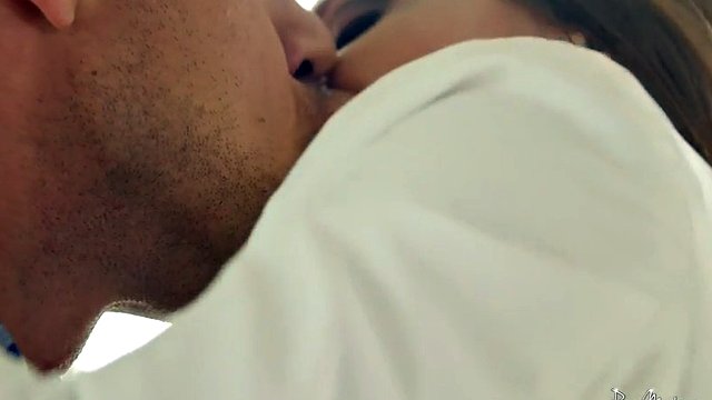 Milf milks his big cock with her pussy