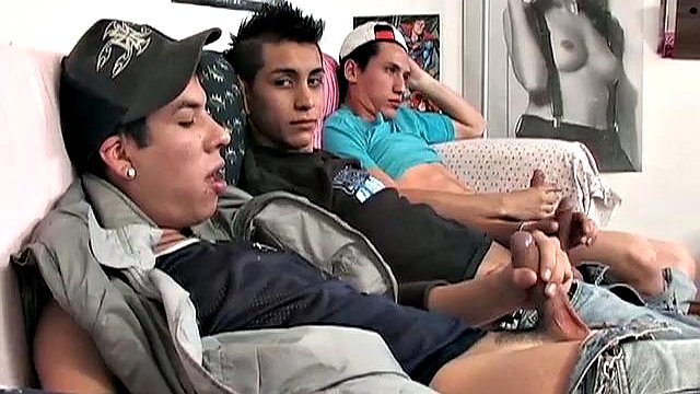 Omar, Alexander y Rodrigo