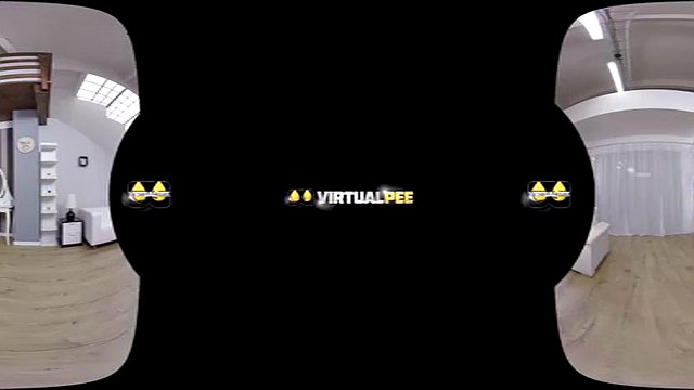 Pee desperation sets in for Lady Dee who wets her denims in vr porn