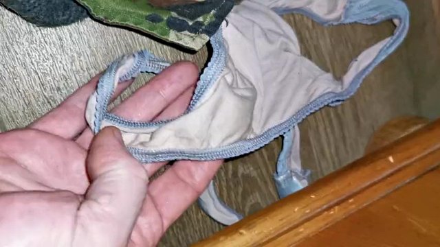 Looking for my wife's dirty panties - compilation